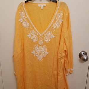 Orange 🍊Linen Tunic